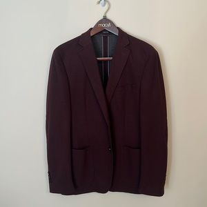 Bar III maroon blazer
